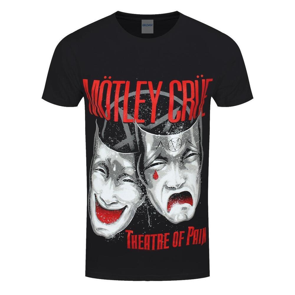 Motley Crue Theatre Of Pain Cry Mens Black Tshirt